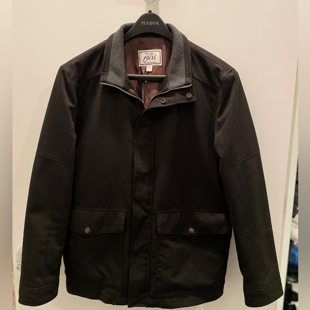 Jos A. Bank Bomber Jacket 1905 label